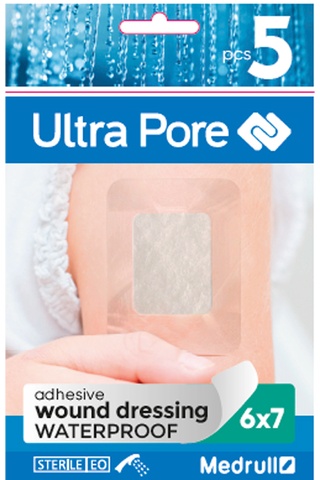 Plasture medical Medrull Ultra Pore 6x7cm Waterproof 5pcs