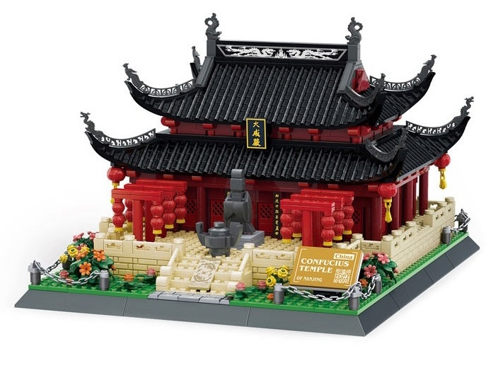 Set de construcție Wange Confucius Temple-Nanjing 966pcs (5241)
