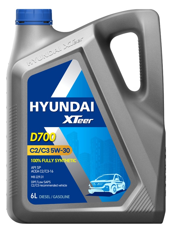 Моторное масло Hyundai XTeer 5W-30 Diesel Ultra D700 6L