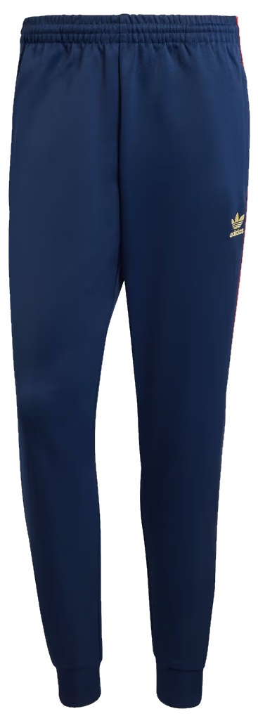 Pantaloni spotivi pentru bărbați Adidas Adicolor Classics Sst Track Pants Night Indigo/Better Scarlet, s.XXL