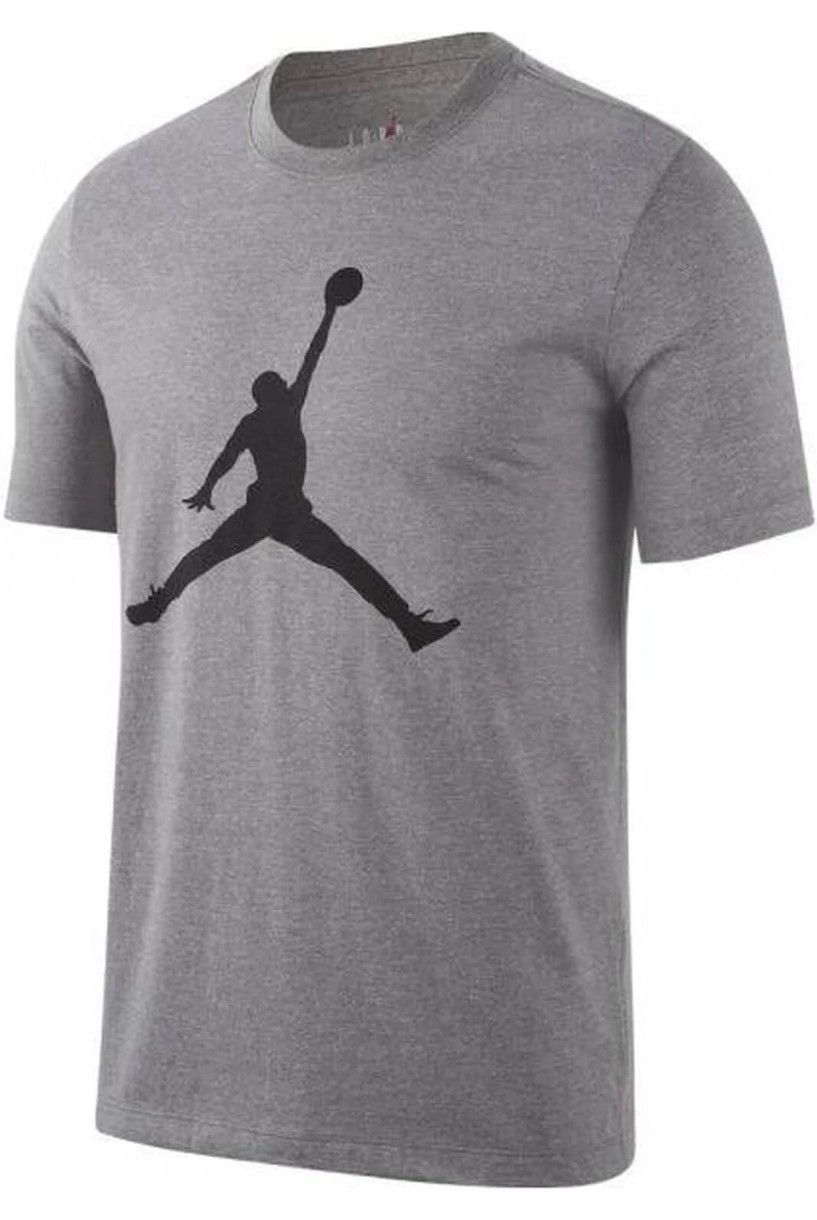 Мужская футболка Nike Jordan Jumpman Ss Crew Carbon Heather/Black, s.XXL