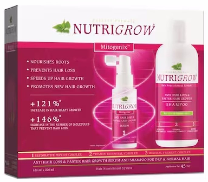 Подарочный набор Nutrigrow Anti Hair Loss & Faster Hair Growth Shampoo & Serum