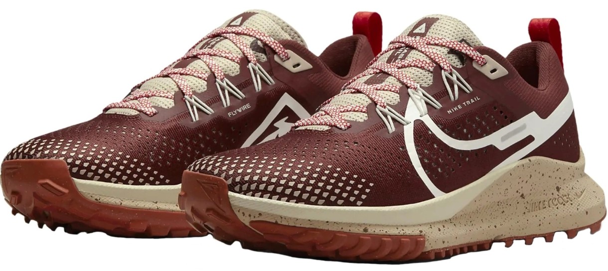 Adidași pentru dame Nike W React Pegasus Trail 4 Dark Pony/Sail/Picante Red/Rush Fuchsia, s.37.5