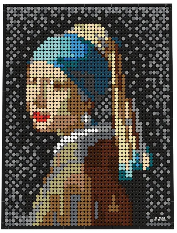 Set de construcție Wange Girl with a Pearl Earring 3262pcs (5120)