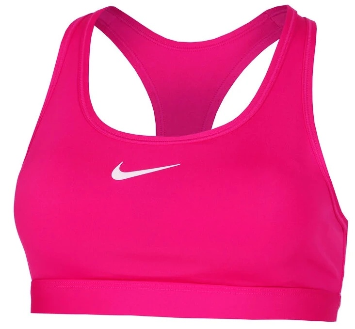 Bustieră Nike W Nk Swsh Med Spt Bra Fireberry, s.XS