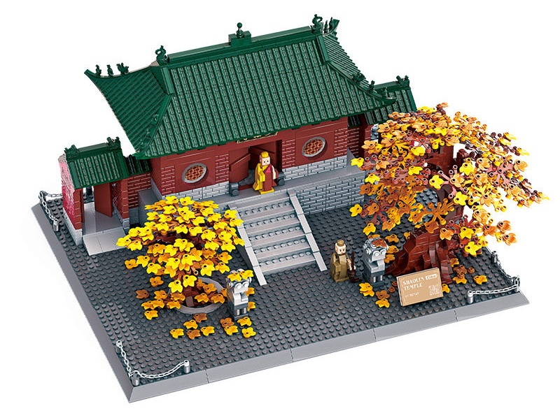 Set de construcție Wange Shaolin Temple-Henan 1526pcs (6227)