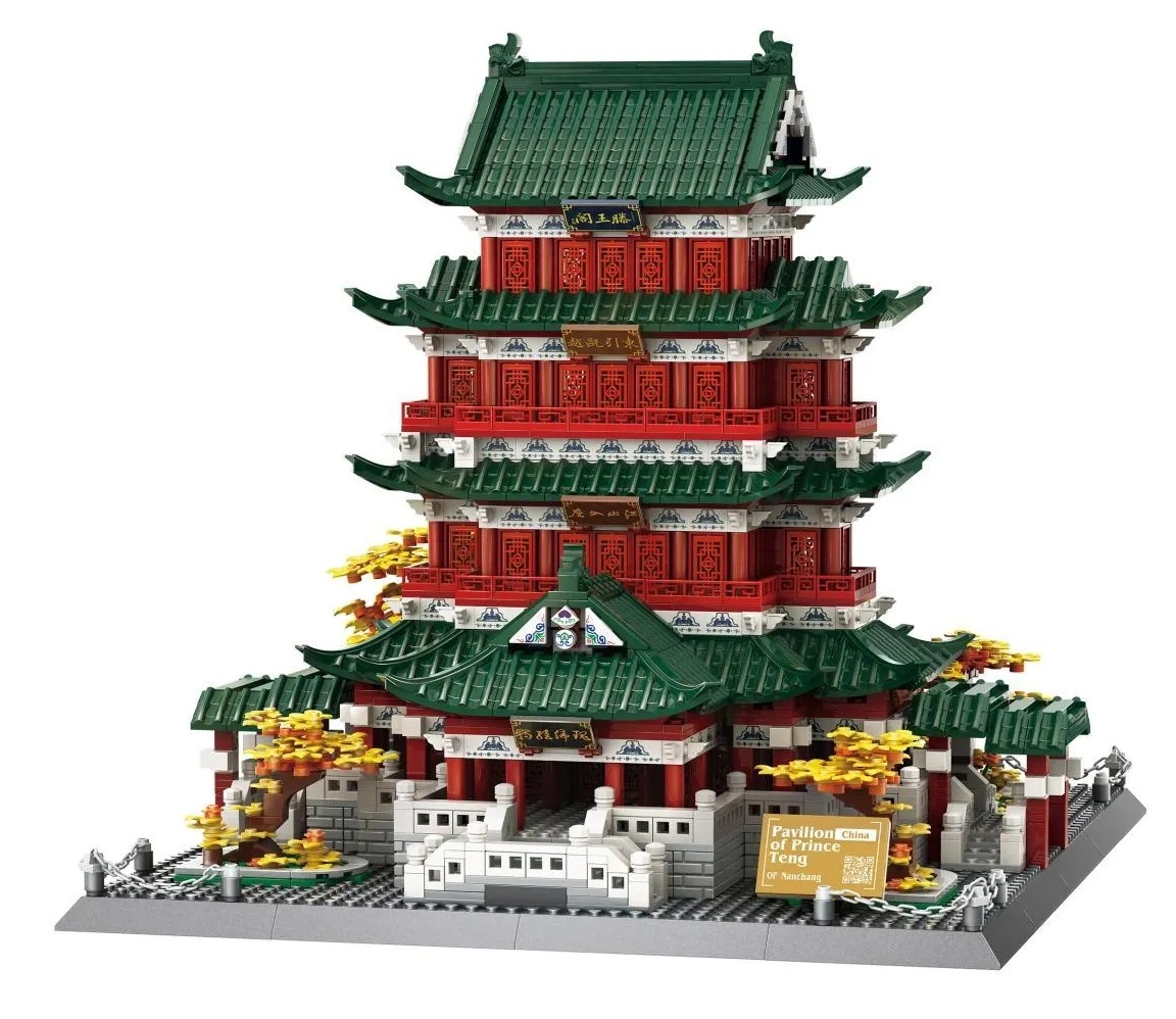 Set de construcție Wange Pavilion of Prince Teng-Jiangxi 2798pcs (7212)