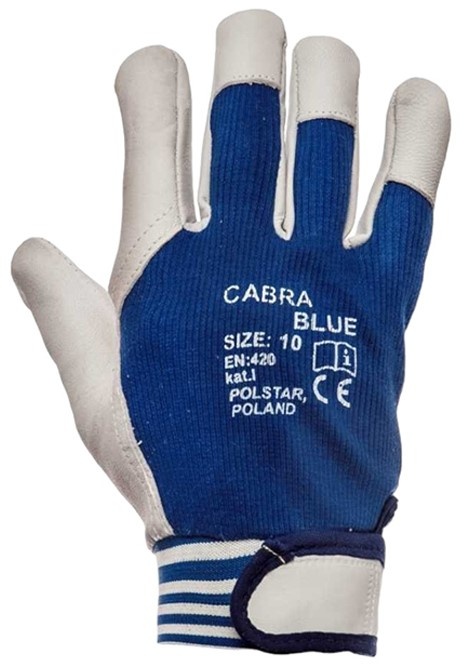 Mănuși de protecție Cabra 3492 10 Blue/White