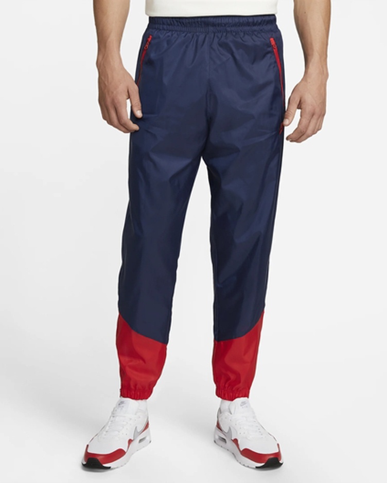 Мужские спортивные штаны Nike M Nk Wr Wvn Lnd Pant Midnight Blue Navy/University Red, s.XL