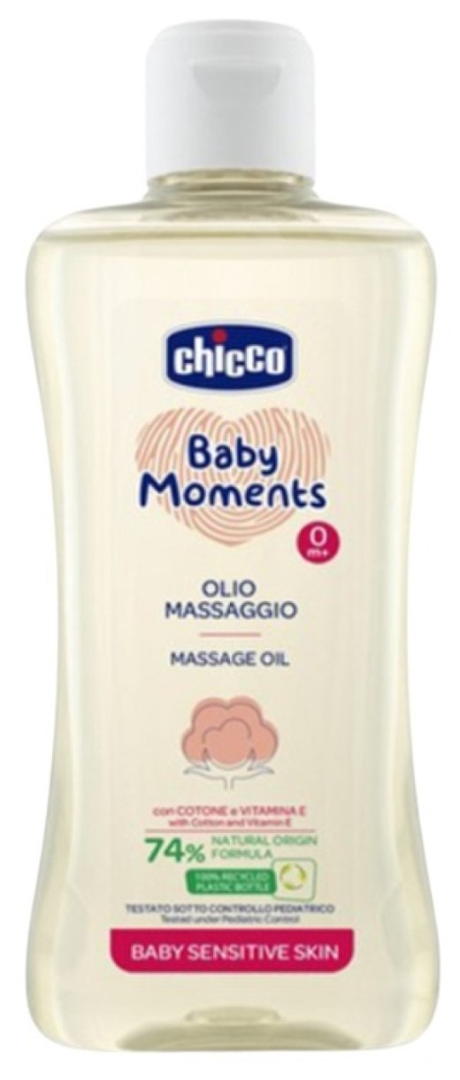 Детское масло Chicco Baby Moments Massage Oil 200ml