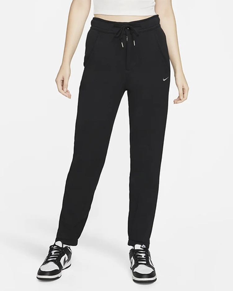 Pantaloni spotivi de dame Nike W Nsw Nk Mdrn Flc Ft Hr Pants Black/Flat Pewter, s.S