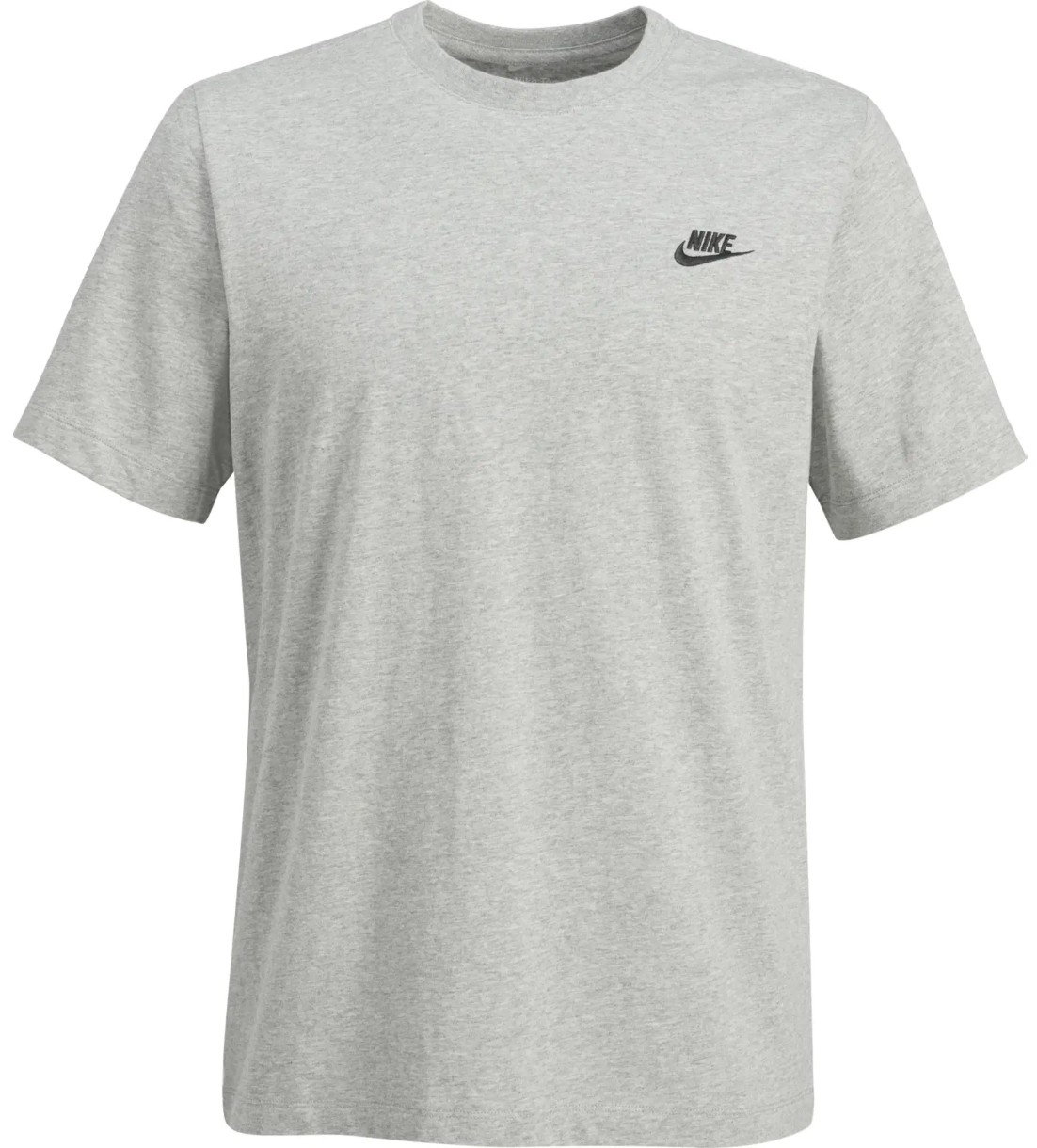 Мужская футболка Nike Sportswear Club Dark Grey Heather/Black, s.M