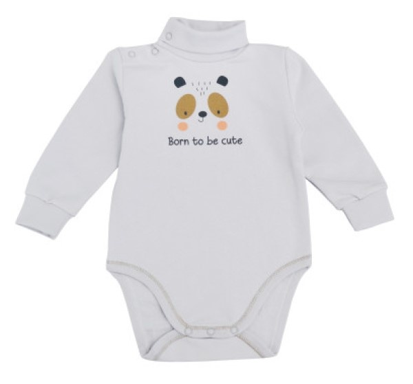 Body pentru copii Minikin Happy Baby 86cm Light Gray (242770186)