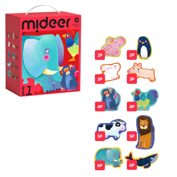 Puzzle Mideer 10in1 Level Up 1(MD1473)