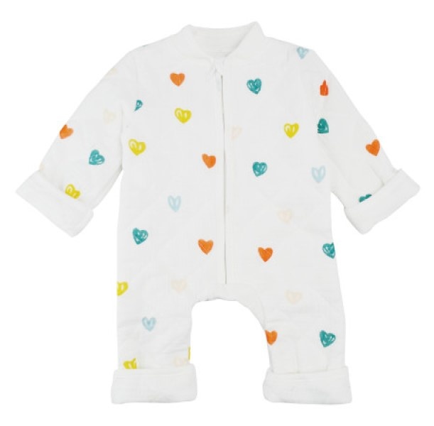 Детский комбинезон-слип Minikin Muslin Heart 80cm (241911780)