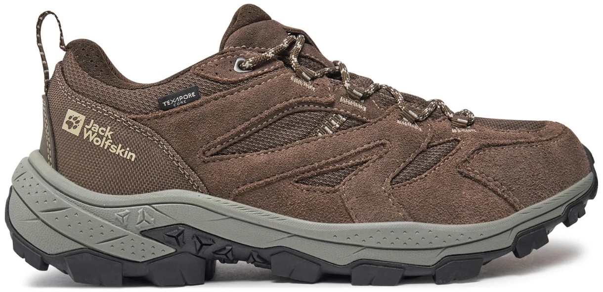 Adidași pentru bărbați Jack Wolfskin Vojo Tour Texapore Low M Cold Coffee, s.42.5