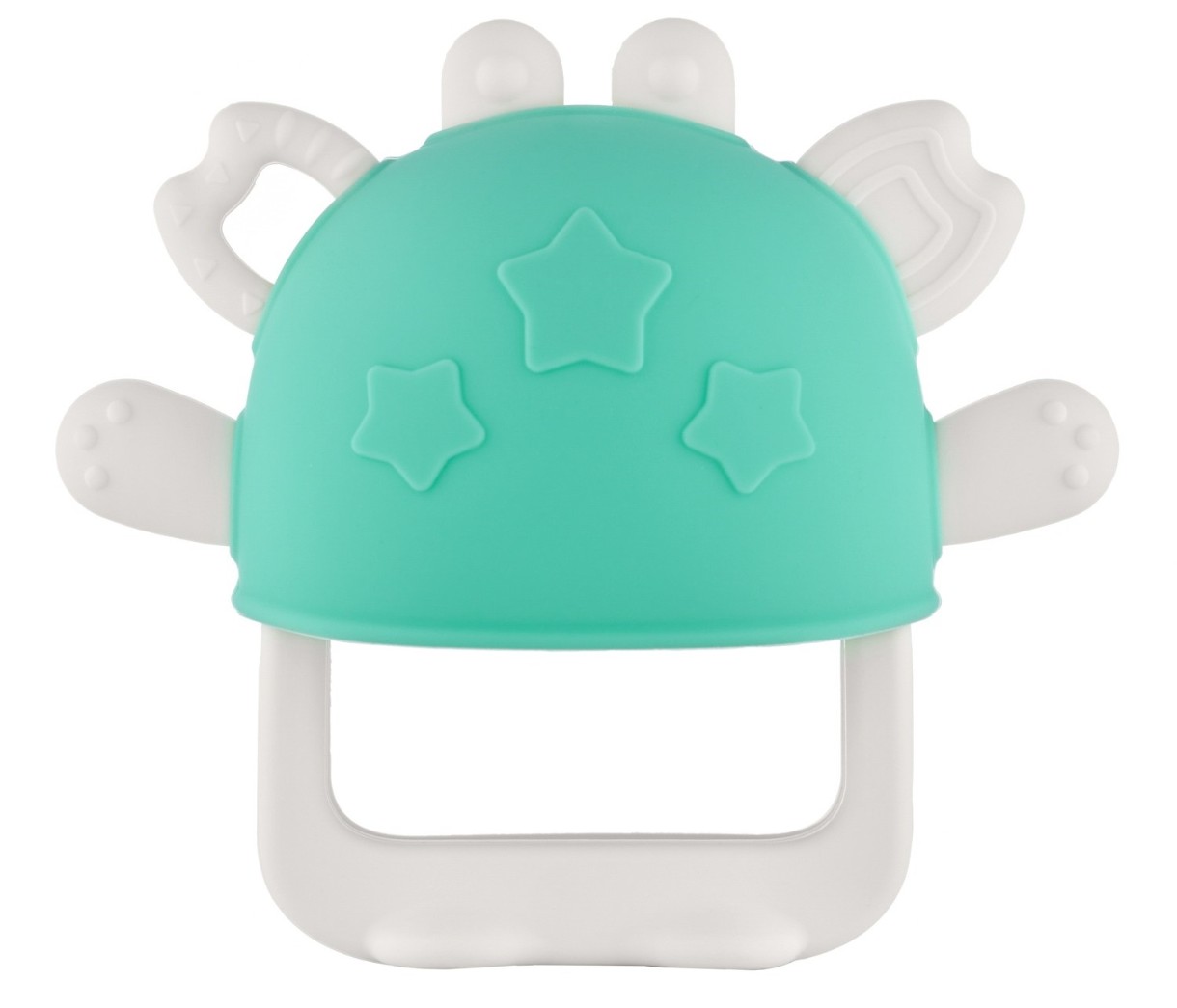 Игрушка-прорезыватель Roxy Kids Crabby Turquoise (RST-002-B)