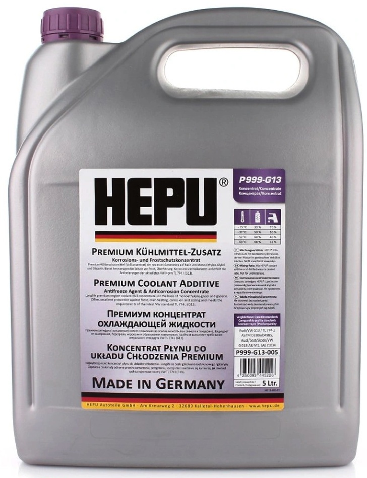 Antigel Hepu Purple G13 5L