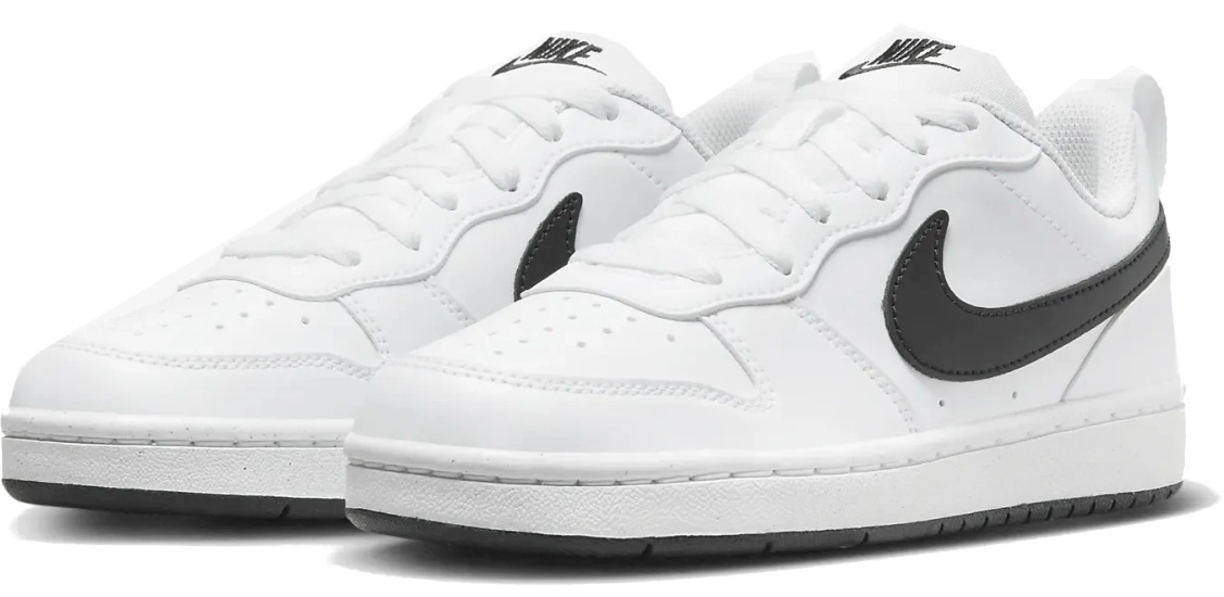 Ghete pentru copii Nike Court Borough Low Recraft (Gs) White/Black, s.40