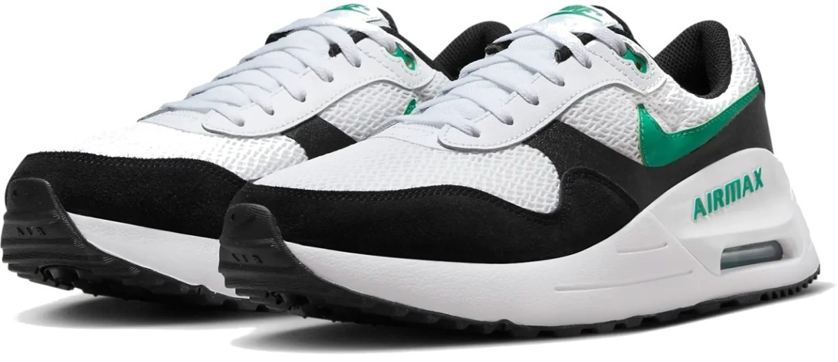 Кроссовки мужские Nike Air Max Systm White/Black/Stadium Green, s.42.5