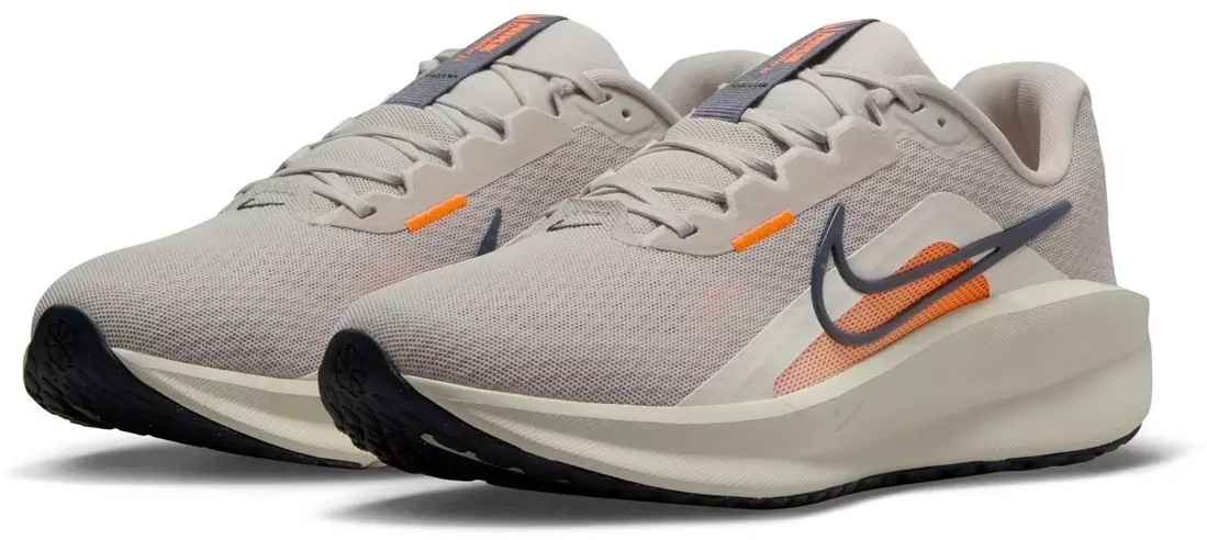 Adidași pentru bărbați Nike Downshifter 13 Light Iron Ore/Total Orange/Sail/Thunder Blue, s.41