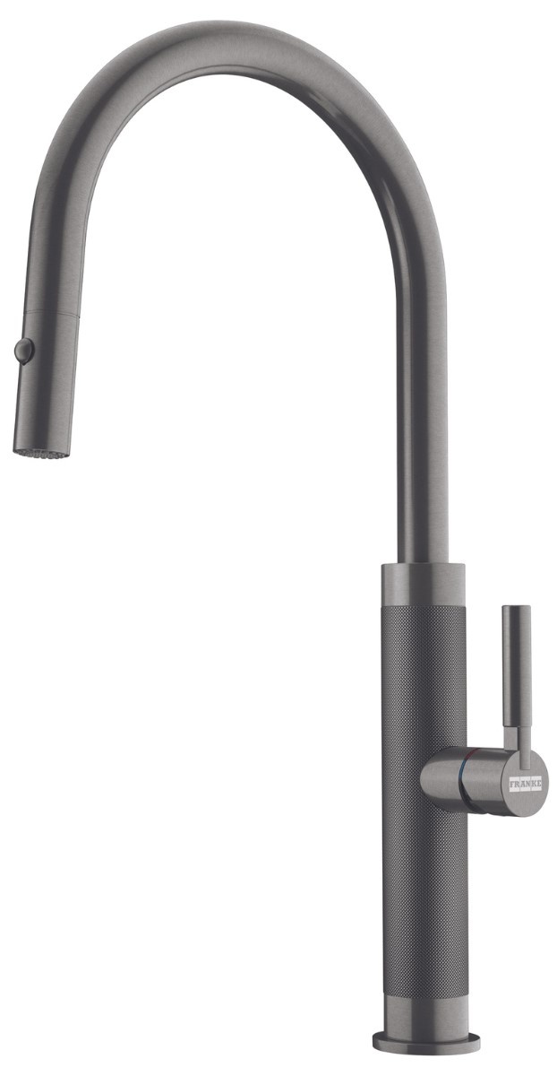 Смеситель для кухни Franke Mythos Master Piece J Pull Out Spray Anthracite (115.0711.555)