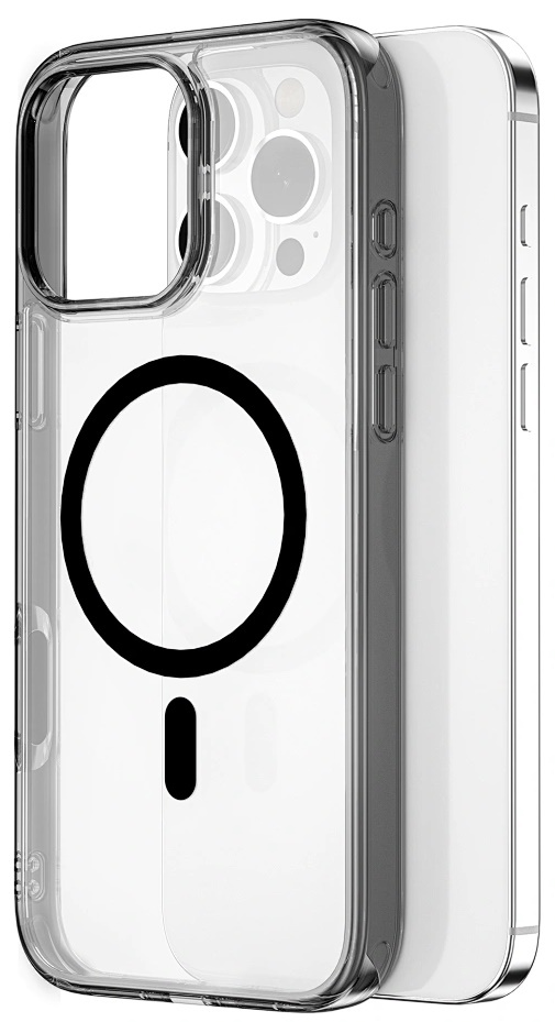 Чехол WiWU iShield Pro for iPhone 16 Pro MCC-101 Transparent Black