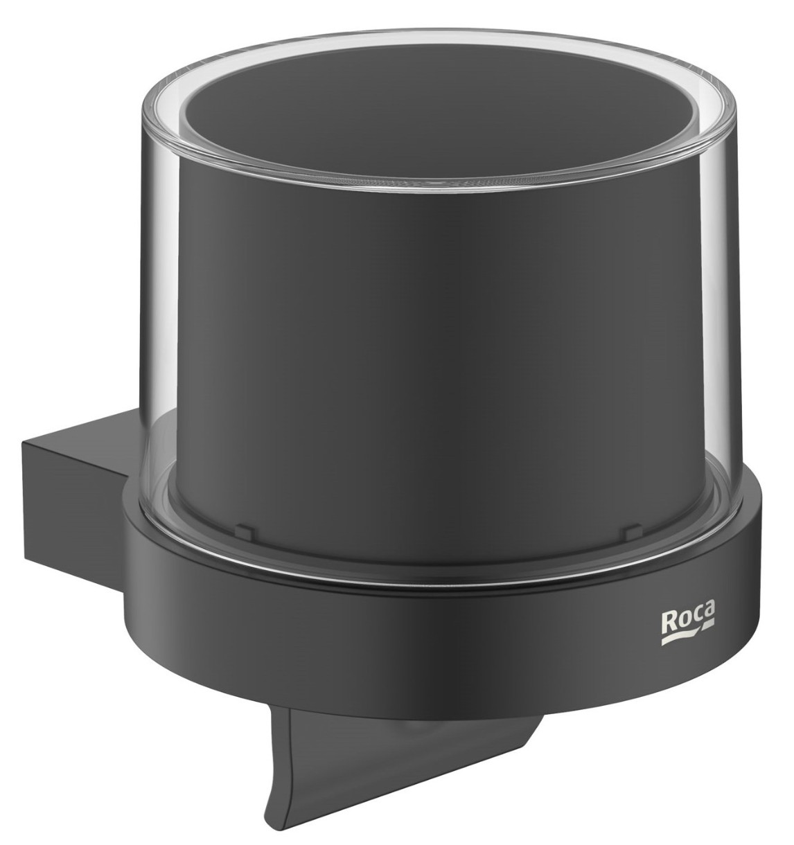 Dozator săpun lichid Roca Hotels Round Black Mat (A817590C40)