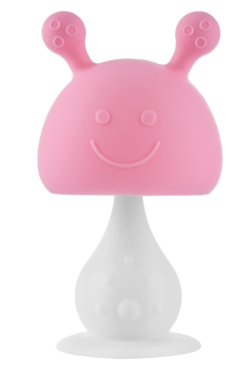 Игрушка-прорезыватель Roxy Kids Mushroom Pink (RST-001-P)