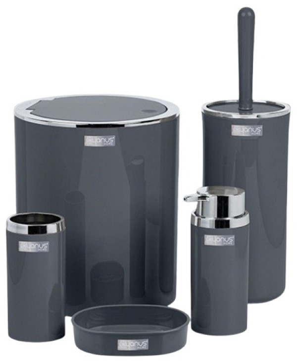 Набор для ванной комнаты Okyanus Grey OKY616-A