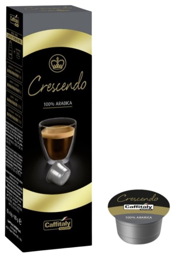Capsule pentru aparatele de cafea Caffitaly System Premium Crescendo