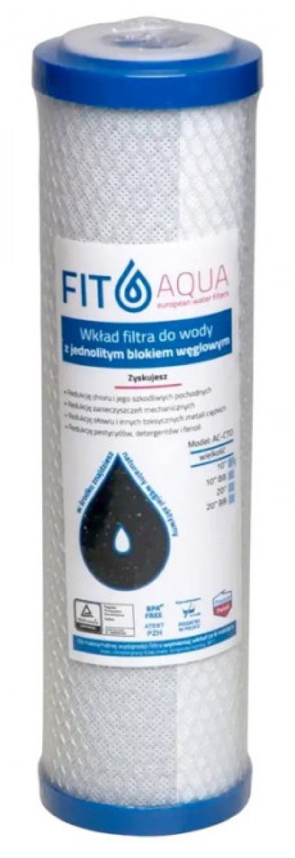 Cartuș de schimb pentru filtru Fitaqua AC-CTO-10