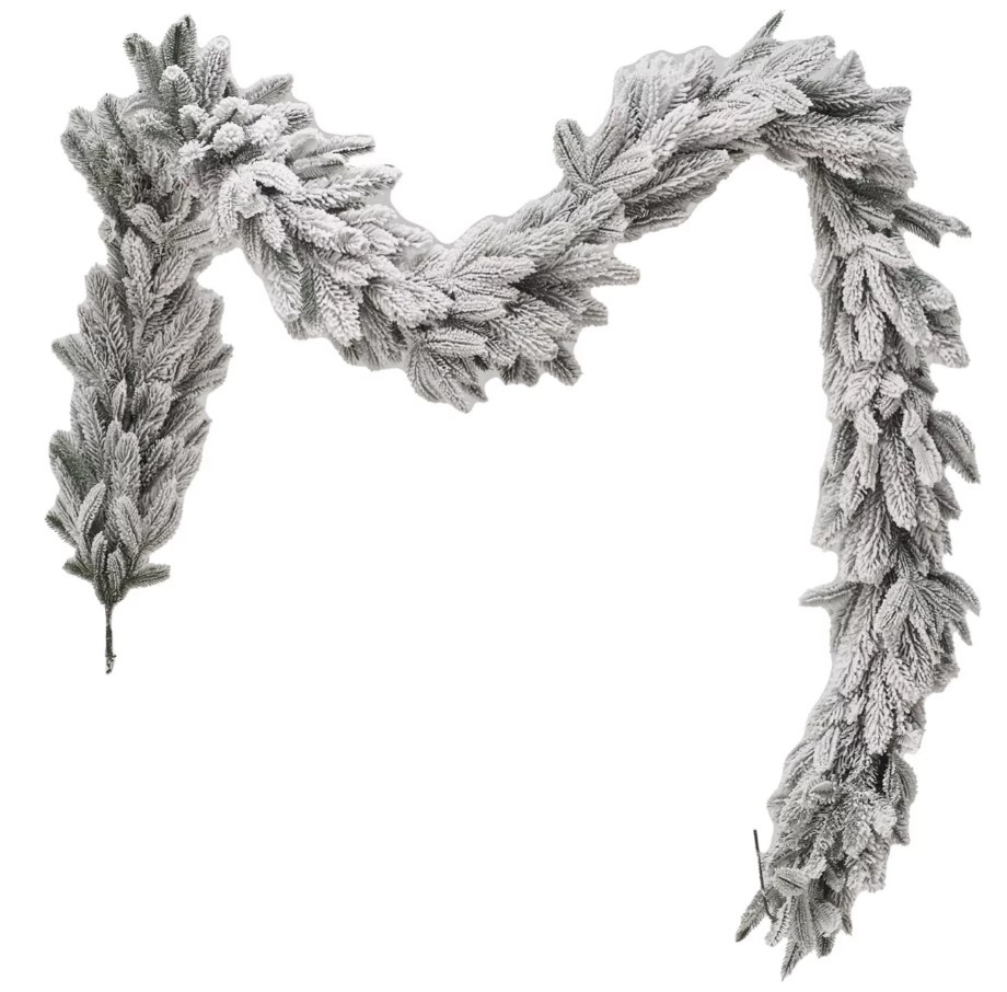 Decorațiuni de conifere Divi Trees Collection Garland Premium Snow 2.7m