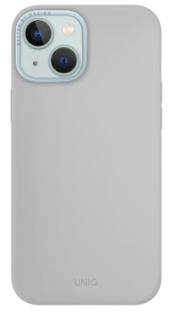 Husa de protecție Uniq Case for iPhone 15 Hybrid Magclik Charging Lino Hue Grey