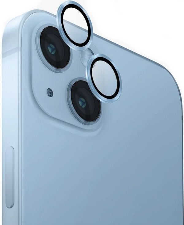Защитное стекло для камеры Uniq Lens Protection Camera for iPhone 14/14 Plus Blue
