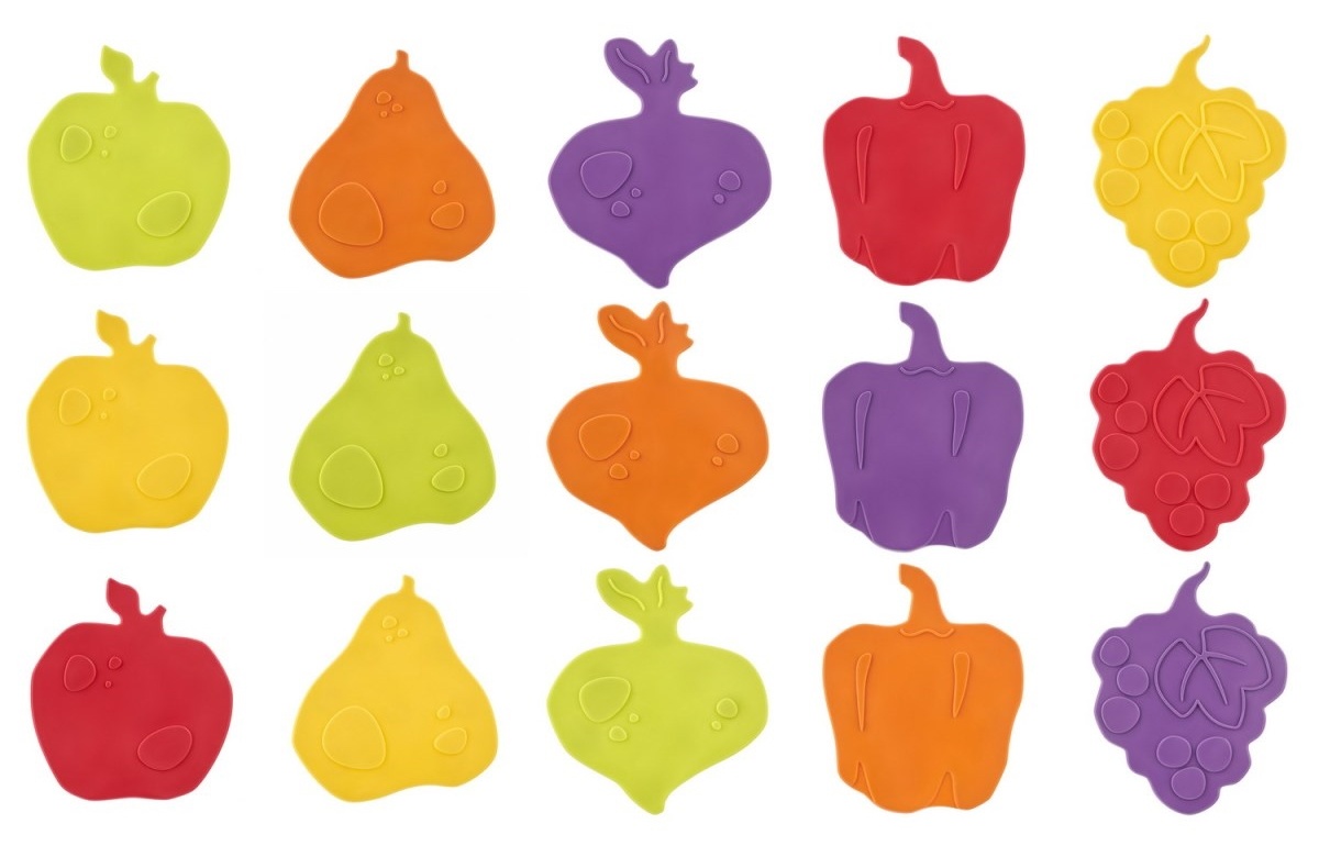 Мини коврики для ванной Roxy Kids Fresh Mix 15pcs (RBM-15-FM)