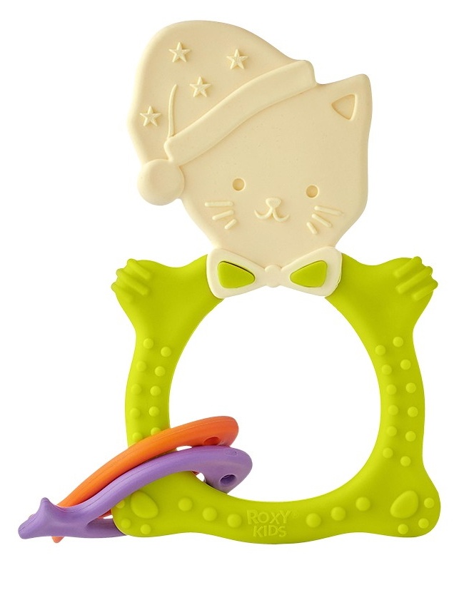 Игрушка-прорезыватель Roxy Kids Meow Green (RMT-003)
