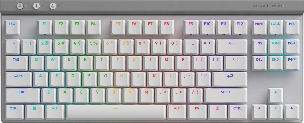 Tastatură Logitech G515 TKL EN White