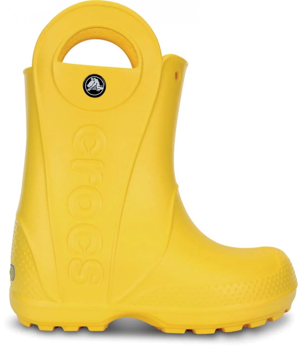 Сапоги детские Crocs Handle It Rain Boot Kids Yellow, s.33-34