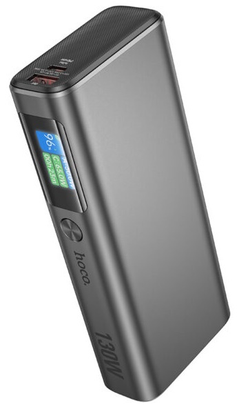 Внешний аккумулятор Hoco Q17B Electric 130W 20000mAh Space Gray