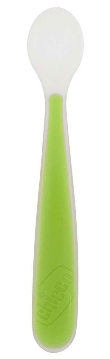 Ложечка Chicco Soft Silicon Spoon 6m+ Green