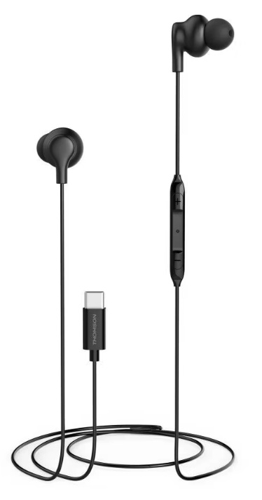 Căşti Thomson In-Ear USB-C Black (132990)