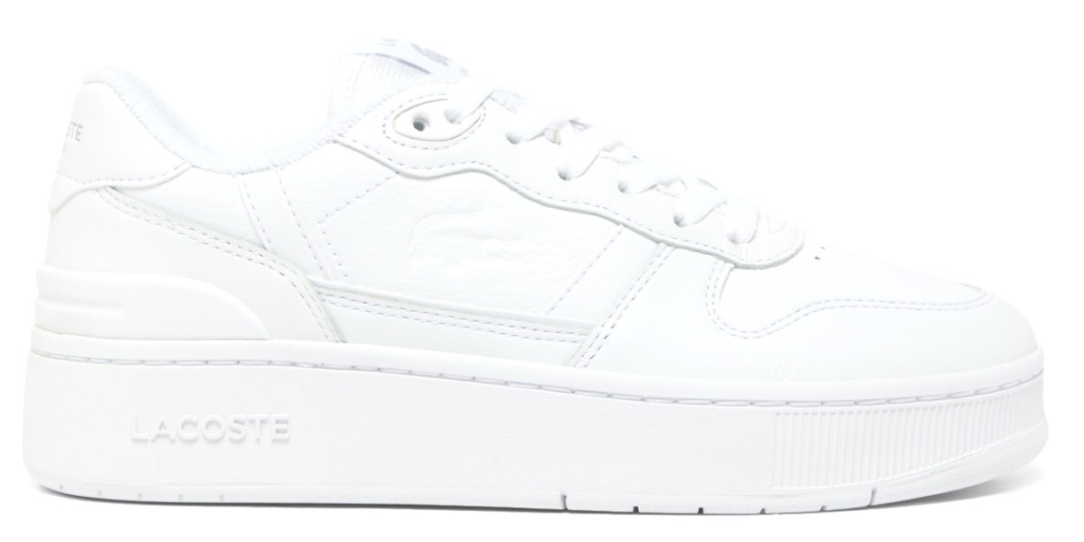 Ghete pentru dame Lacoste T-Clip Plat 224 1 Sfa White, s.40