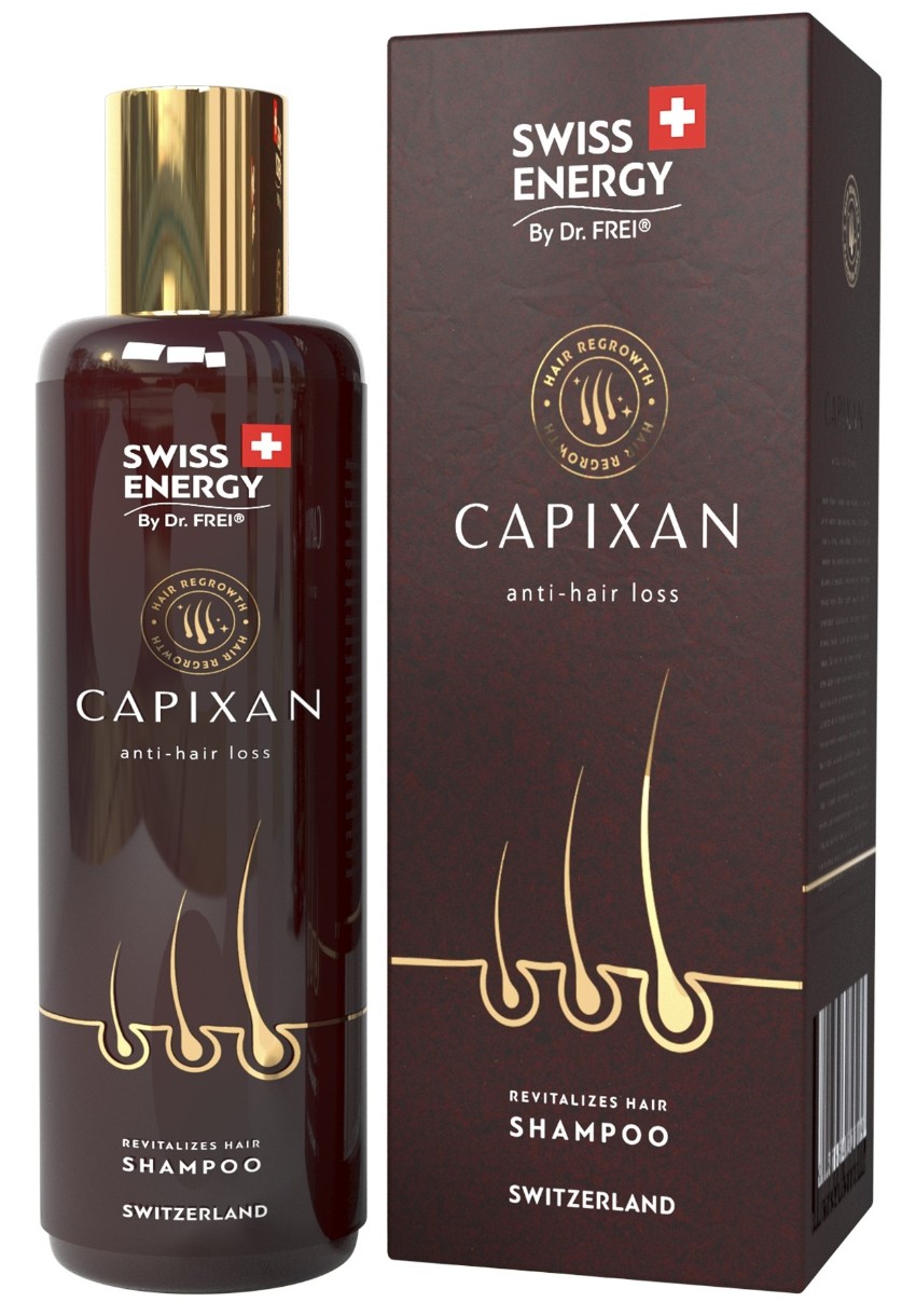 Шампунь для волос Swiss Energy Capixan 1% Shampoo 200ml