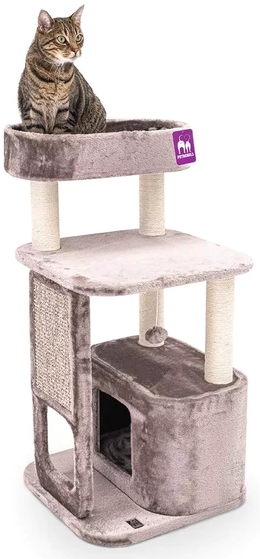 Ansamblu pentru pisici Petrebels Cat Tree Little Rock 99 Cappuccino (431124)