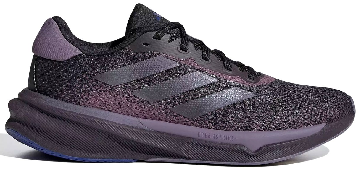 Adidași pentru dame Adidas Supernova Stride W Core Black/Shadow Violet/Lucid Blue, s.40.5