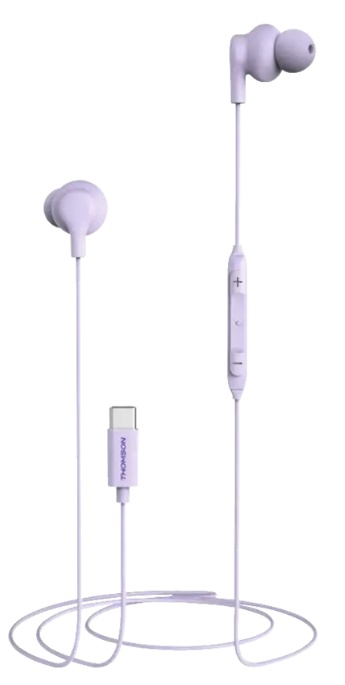 Наушники Thomson In-Ear USB-C Purple (132992)
