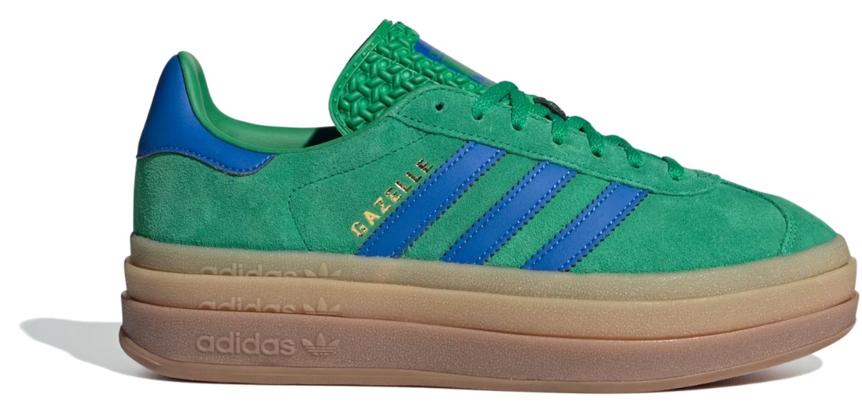 Кеды женские Adidas Gazelle Bold W Green/Supplier Colour, s.37.5