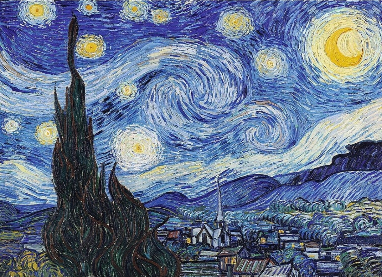 Puzzle Trefl 200 The Starry Night Vincent van Gogh (20248)