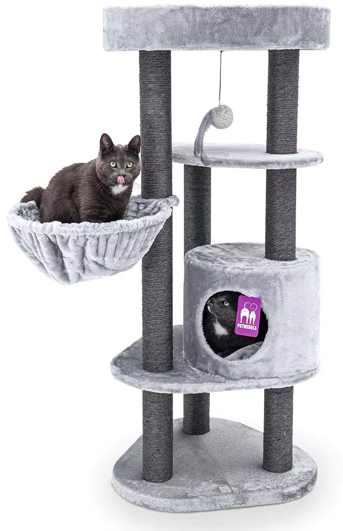 Когтеточка для кошек Petrebels Kings & Queens Charlotte 134 Grey (431182)